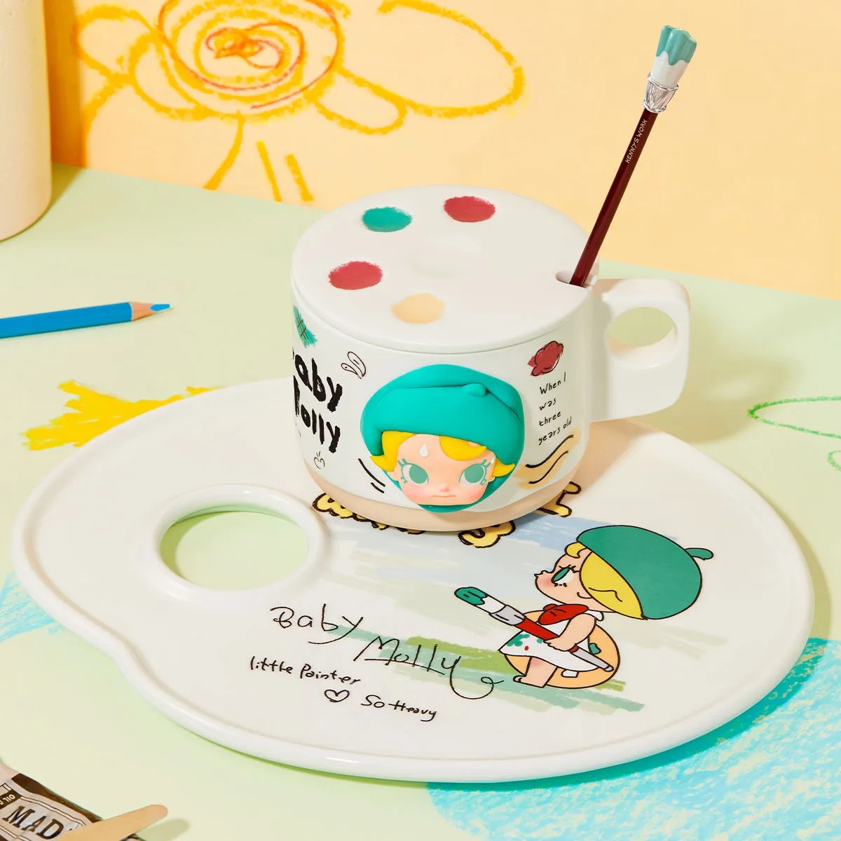 POP MART Baby Molly When I Was Three! Series - Ceramic Cup – POW