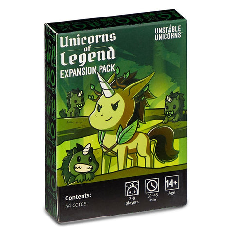 Unstable Unicorns Unicorns of Legend Expansion Pack - Card Game