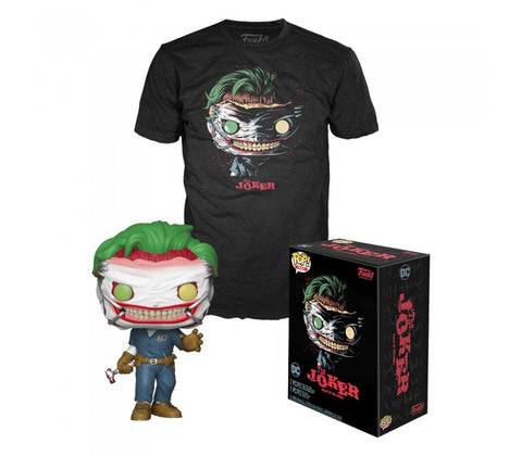 DC Comics POP! & Tee Box Death of Joker Size L