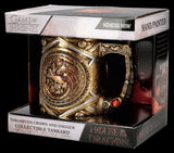 House of the Dragon Targaryen Crown and Dagger Tankard 16cm