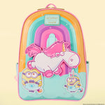 Minions Fluffy Unicorn Rainbow Mini Backpack