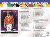 Topps - 2024 Chrome UEFA Euro Football Hobby Box