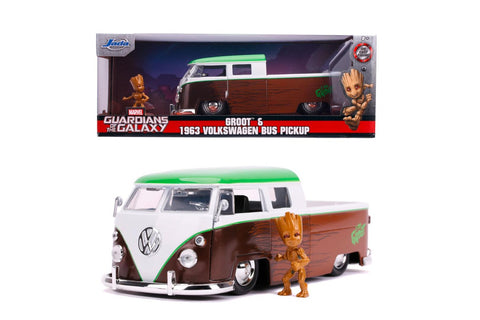 Jada Marvel Groot 1963 Bus Pickup 1:24