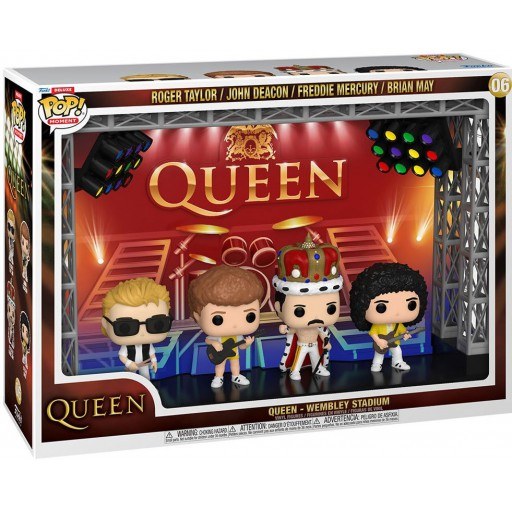 Funko POP QUEEN フィギュア Amazon.com: Funko Pop! 4-Pack Rocks: Queen - Freddie Mercury