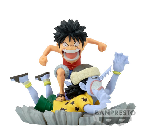 Banpresto One Piece: World Collectable Figure Log Stories - Monkey.D.Luffy Vs Arlong Statue (7cm)