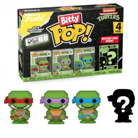 Bitty POP! 4-Pack: Teenage Mutant Ninja Turtles - Raphaels