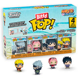 Bitty POP! 4-Pack: Naruto Shippuden - Kakashi Hatake, Sakura Haruno, Sasuke Uchiha, Naruto Uzumaki