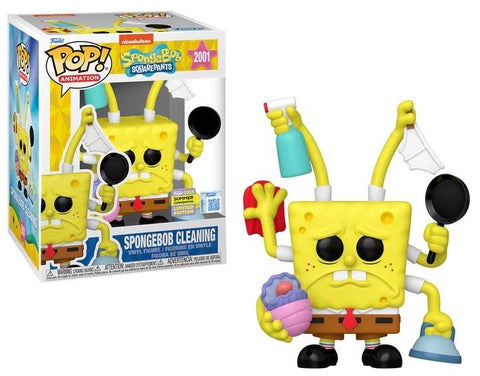 POP! Premium Animation: SpongeBob SquarePants - SpongeBob Cleaning (Convention Special Edition) #2001