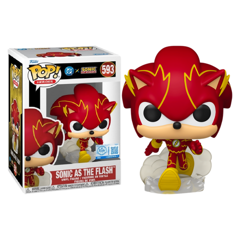 POP! Heroes DC: Justice League & Sonic - Sonic as the Flash (Special Edition) #593