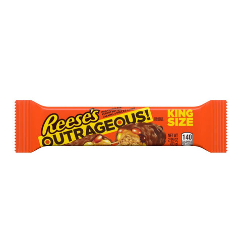 Reese's Outrageous King Size Stuffed With Pieces Candy  2.95oz