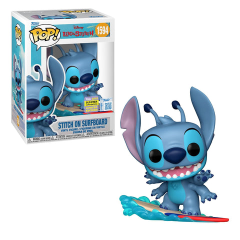 POP! Movies: Lilo and Stitch - Stitch on Surfboard (Convention Special Edition) #1594
