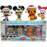 POP! 4-Pack Disney - Mickey Mouse/Minnie Mouse/Winnie The Pooh/Piglet (Flocked) (Special Edition)