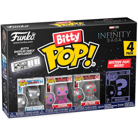 Bitty Pop! 4-Pack: Marvel The Infinity Saga - War Mchine