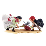 Banpresto World Collectable Figure Log Stories: One Piece - Edward Newgate Vs Shanks Statue (13cm)
