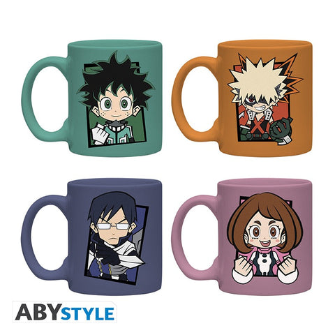 MY HERO ACADEMIA - Set 4 espresso mugs - Chibi