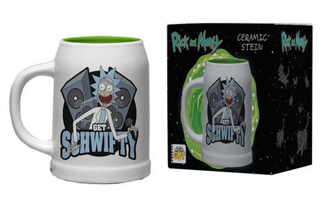 Rick and Morty - Get Schwifty Ceramic Stein