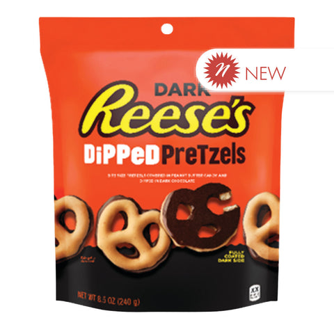 Reese's Dark Chocolate Dipped Pretzels 8.5oz (240g)
