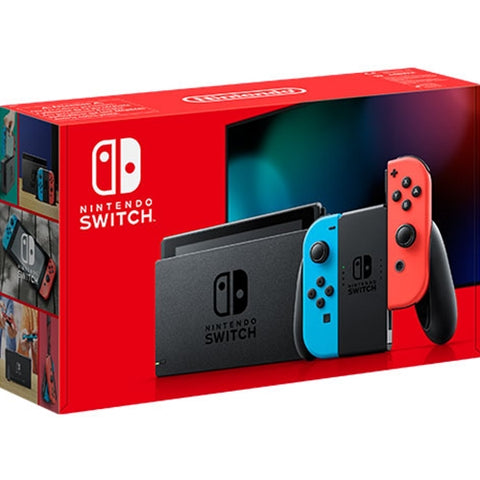 Nintendo Switch Console (Neon Red/Neon Blue) (Switch)