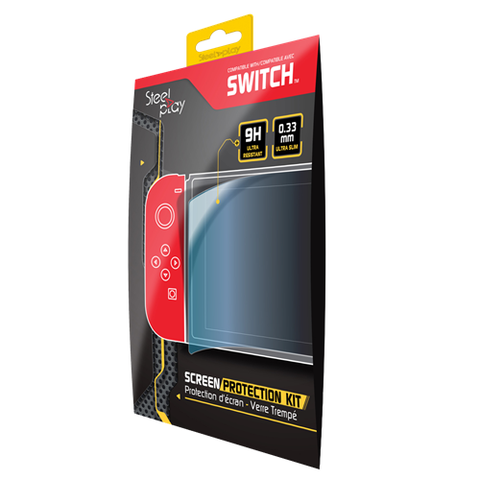 Steelplay Screen Protection Kit - 9H Tempered Glass (Switch)