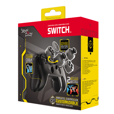 Steelplay Wireless Controller - Interchangeable buttons (Switch)