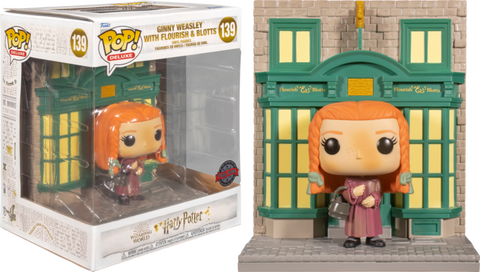 POP! Deluxe: Harry Potter - Ginny Weasley with Flourish & Blotts (Special Edition) #139