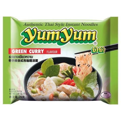 YUM YUM: Instant Noodles Green Curry 70g