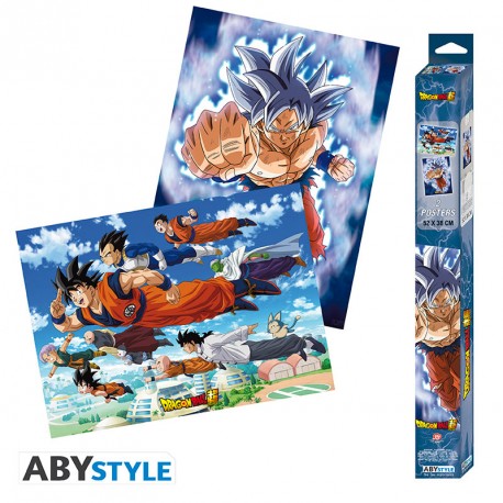 DRAGON BALL SUPER - Set 2 Chibi Posters - Goku & friends (52x38)