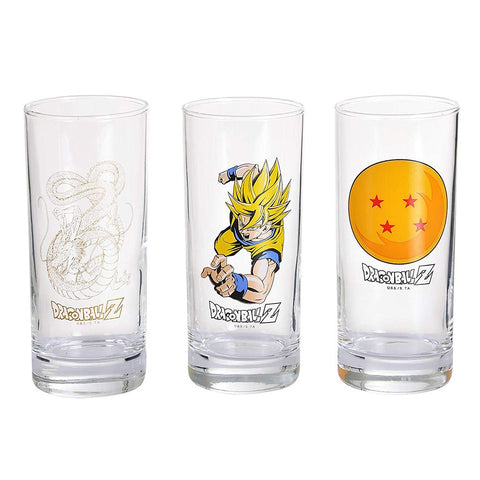 DRAGON BALL - 3 glasses set