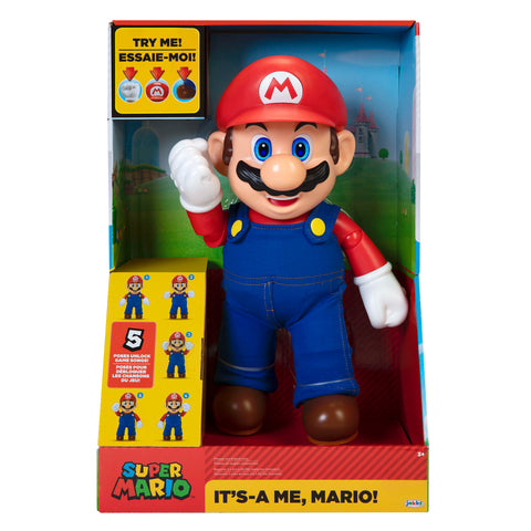 World of Nintendo Talking Action Figure It's-A Me! Mario! 30 cm