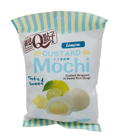 Q Custard Mochi Lemon Flavor 110g bag