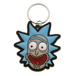 Rick And Morty (Rick Crazy Smile) Rubber Keychain