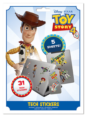 Toy Story 4 (Characters) Tech Stickers