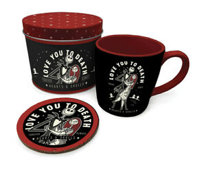 NIGHTMARE BEFORE CHRISTMAS (LOVE YOU TO DEATH) MUG TIN SET
