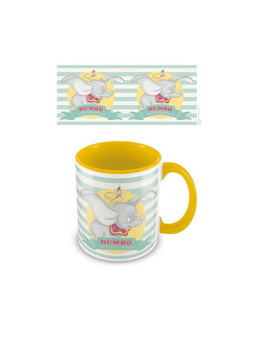 Dumbo (The Flying Elephant) Yellow Inner Coloured Mug