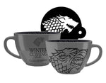 Game Of Thrones (Stark) Cappuccino Mug And Stencil