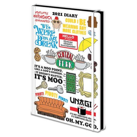 Friends 2021 (The One With The Quotes) Diary
