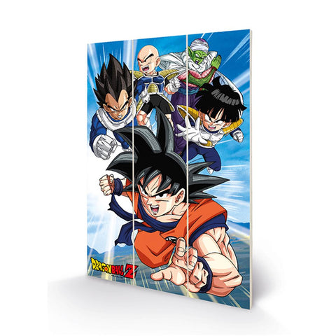 Dragon Ball Z (Strength And Heart Of A Hero) Wood Print