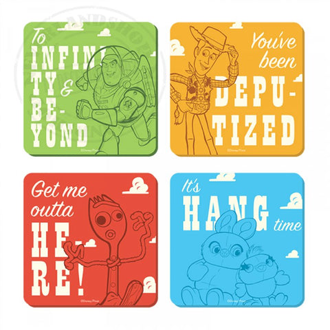 Coaster Set Of 4 - Toy Story (Characters)