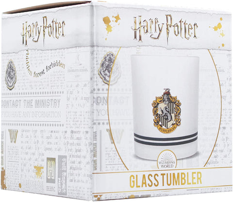 Glass Tumbler Boxed (325ml) - Harry Potter (Hufflepuff)