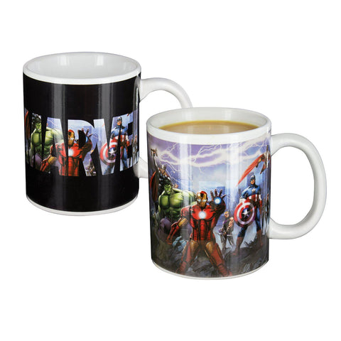 Marvel Characters Heat Changing Mug