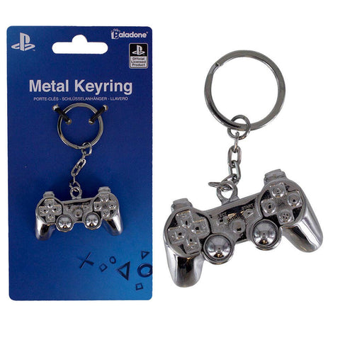 Playstation 3D Metal Keyring