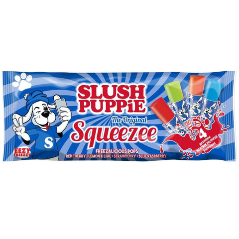 Slush Puppie Squeezee Fruit Flavour Freeze Pops 10PK 60ml