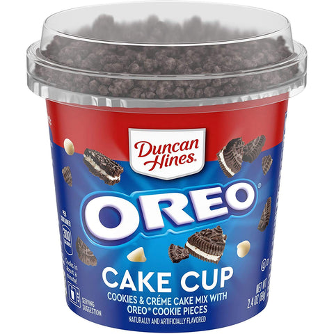 Duncan Hines -  Cookies & Creme Cake with Oreo Cookie 69g