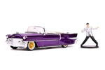 Elvis Presley Hollywood Rides Diecast Model 1/24 1956 Cadillac Eldorado with Figure