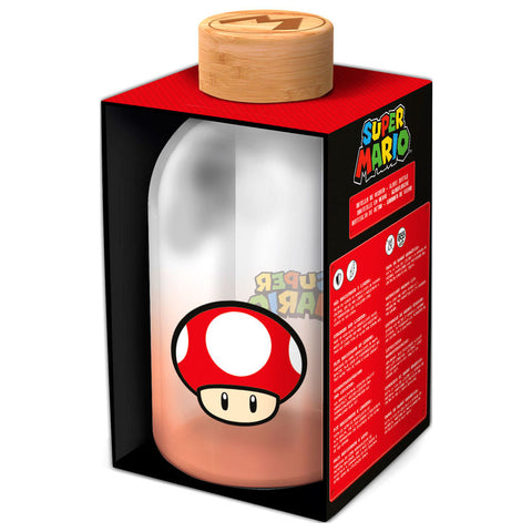 Super Mario Small Glass Bottle 620 ml
