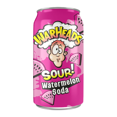 Warheads SOUR! Watermelon Soda 12oz (355ml)