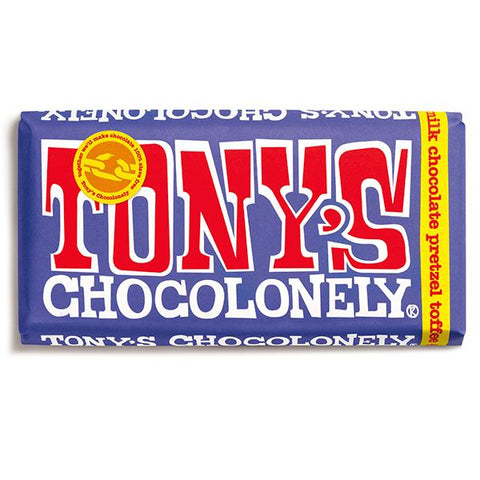 Tony's Choconely Dark & Milk Chocolate Pretzel Caramel 180g