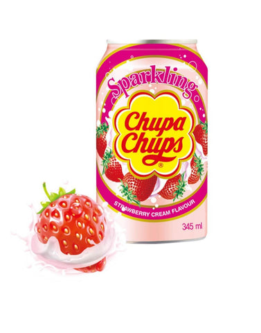 Chupa Chups - Strawberry Soda 345ml (Korea)