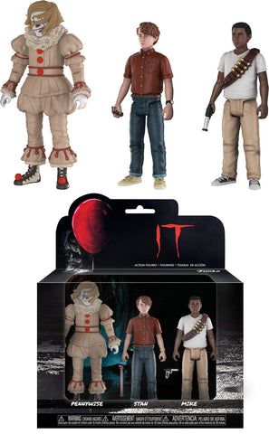 Funko - IT Movie (2017) - Pennywise, Stanley & Mike Action Figure 3-Pack