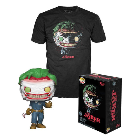DC Comics POP! & Tee Box Death of Joker Size M